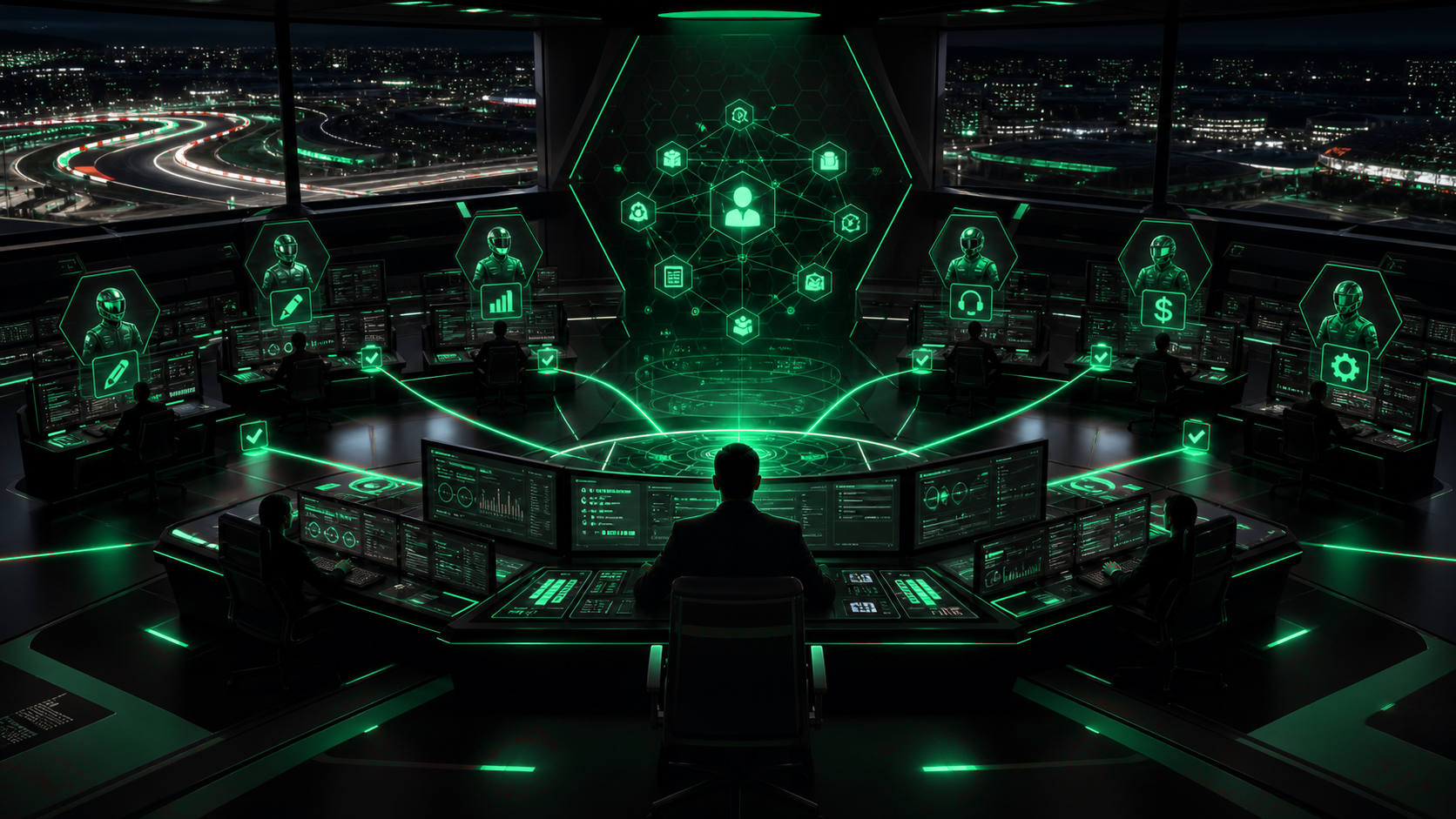 Hermes Agent Control Tower für automatisierte Firmen